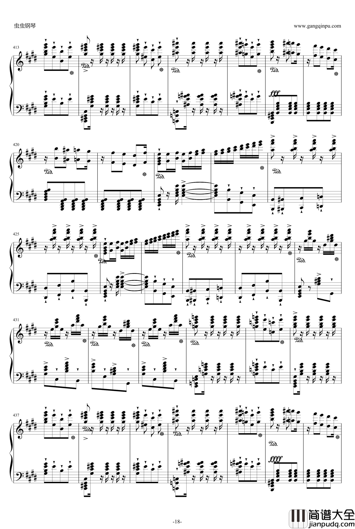 威廉·退尔序曲钢琴谱_李斯特S.552