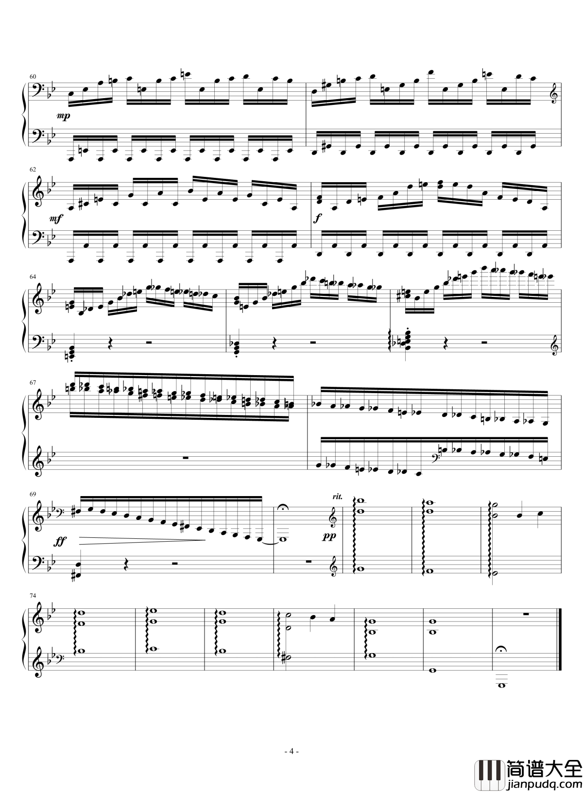 萧秋钢琴谱_四季_练习曲_yutianyue126
