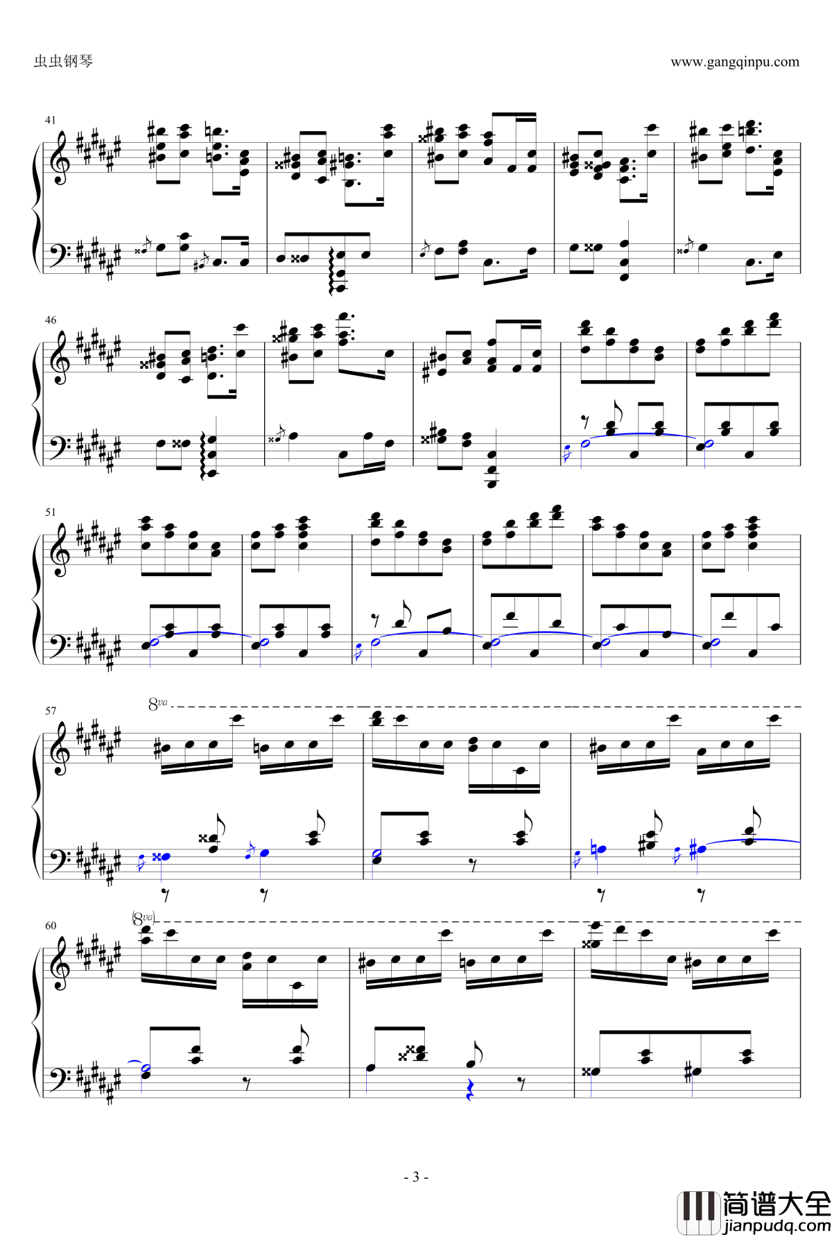 匈牙利狂想曲第二号钢琴谱_霍洛维茨版