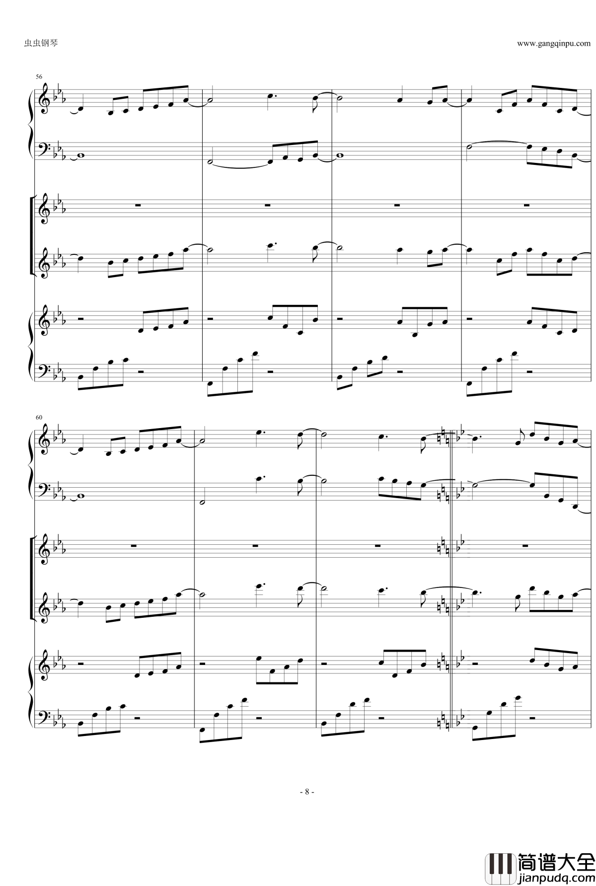 Anymusic钢琴谱_机械乐器乐_第三乐章