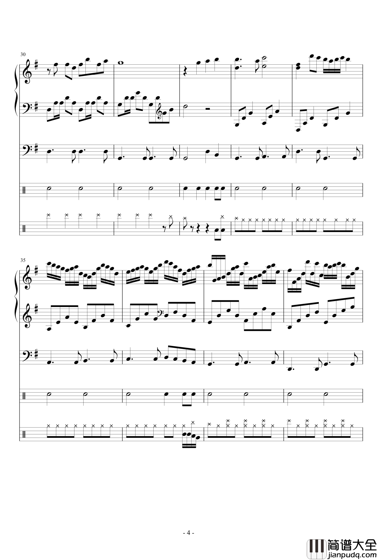 舞魅2.0钢琴谱_Dollman