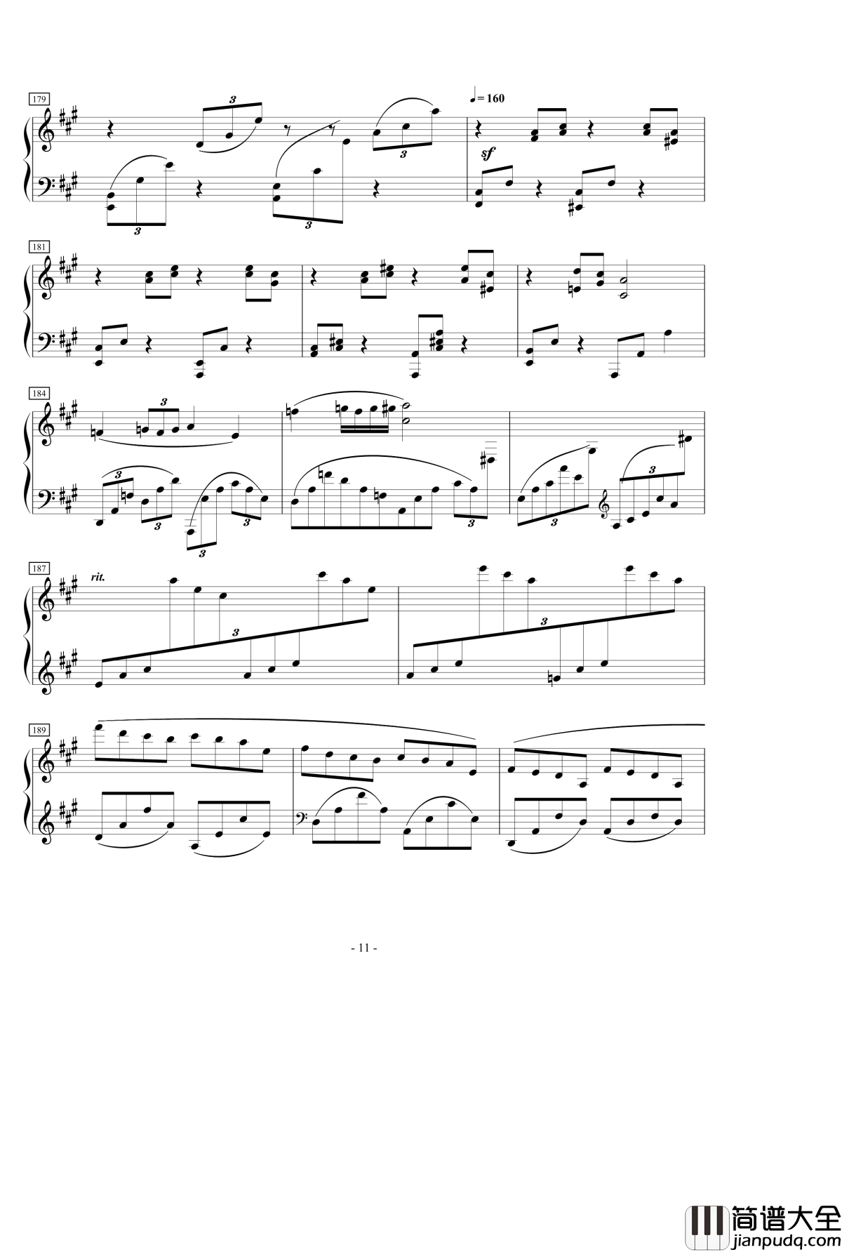 A大调叙事曲钢琴谱_yutianyue126