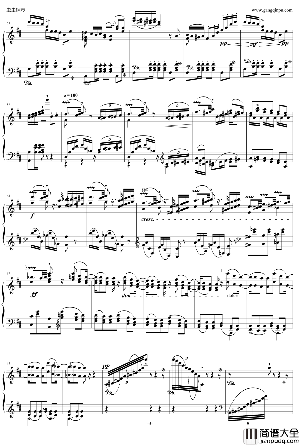 贝里尼清教徒引子和波兰舞曲S.391钢琴谱_李斯特