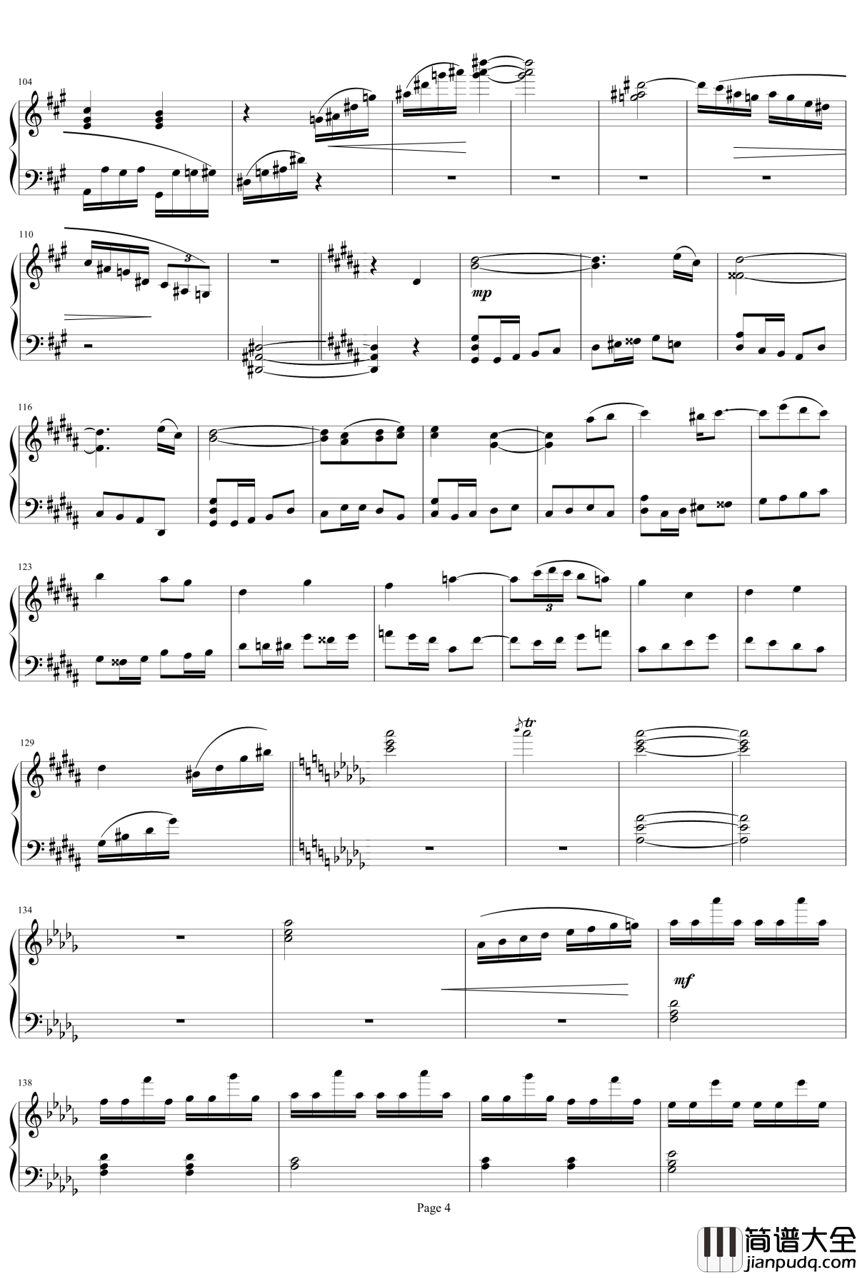 钢琴奏鸣曲Ⅲ钢琴谱_项道荣