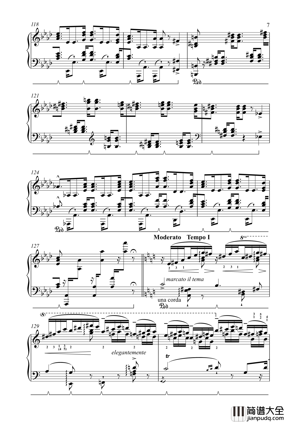Hochzeitsmarsch_und_Elfenreigen_s410钢琴谱_婚礼进行曲_李斯特