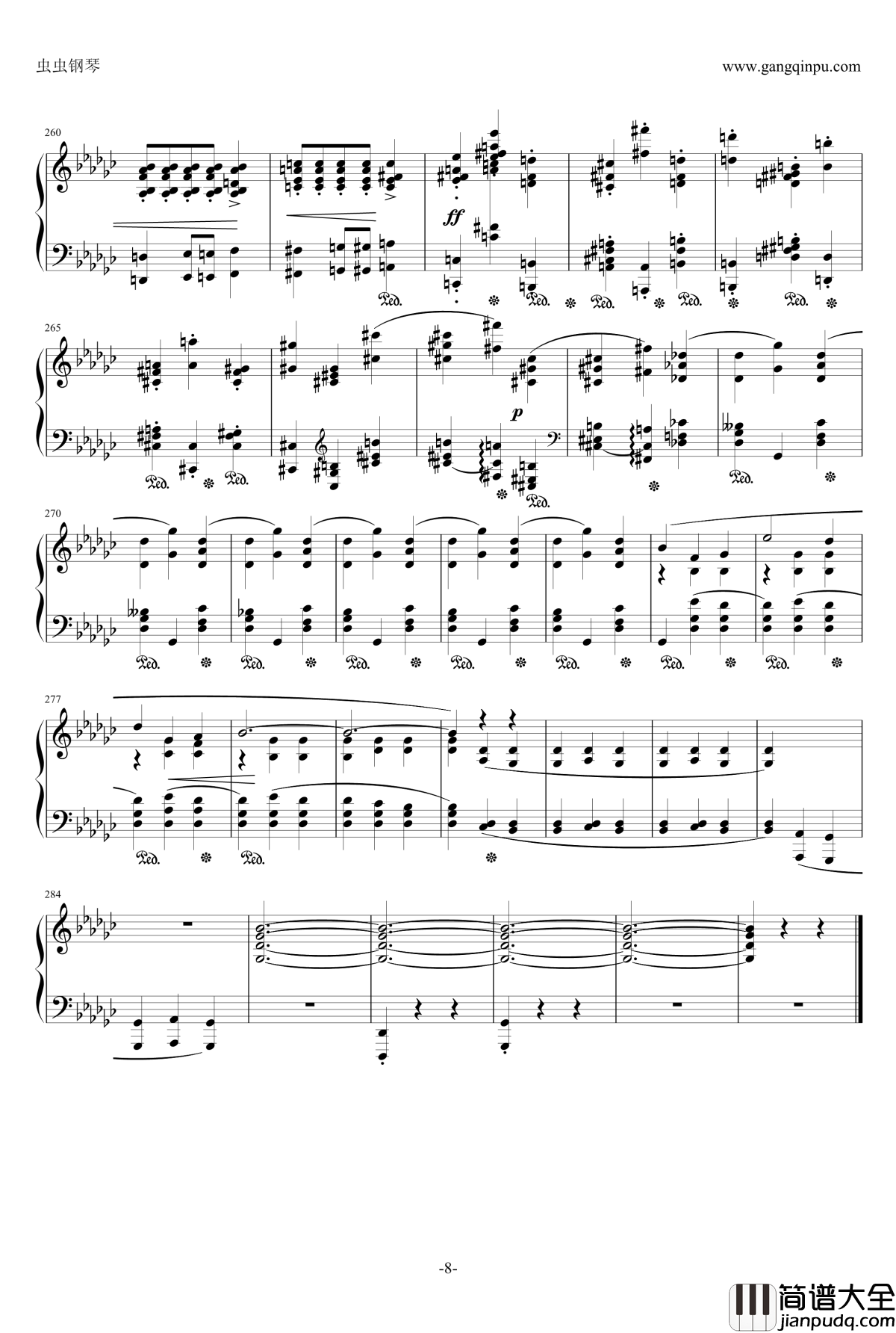 降b小调奏鸣曲——第二乐章钢琴谱_肖邦_chopin