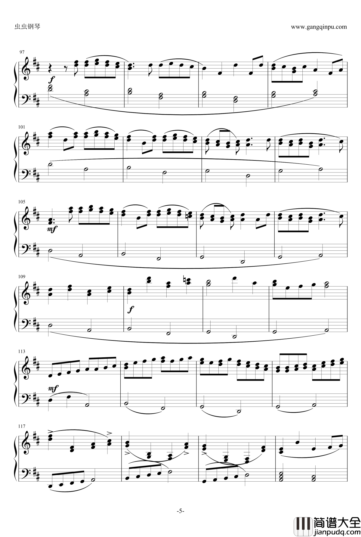 帕赫贝尔钢琴谱_Pacheble's_Canon_in_D_Long_Version_Pachelbel
