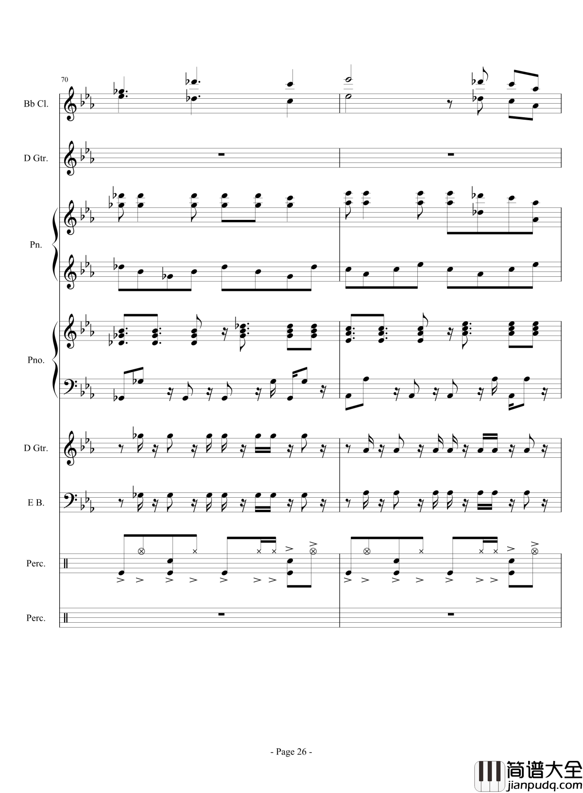 展望未来吧！骚年！钢琴谱_伴奏曲_lujianxiang555