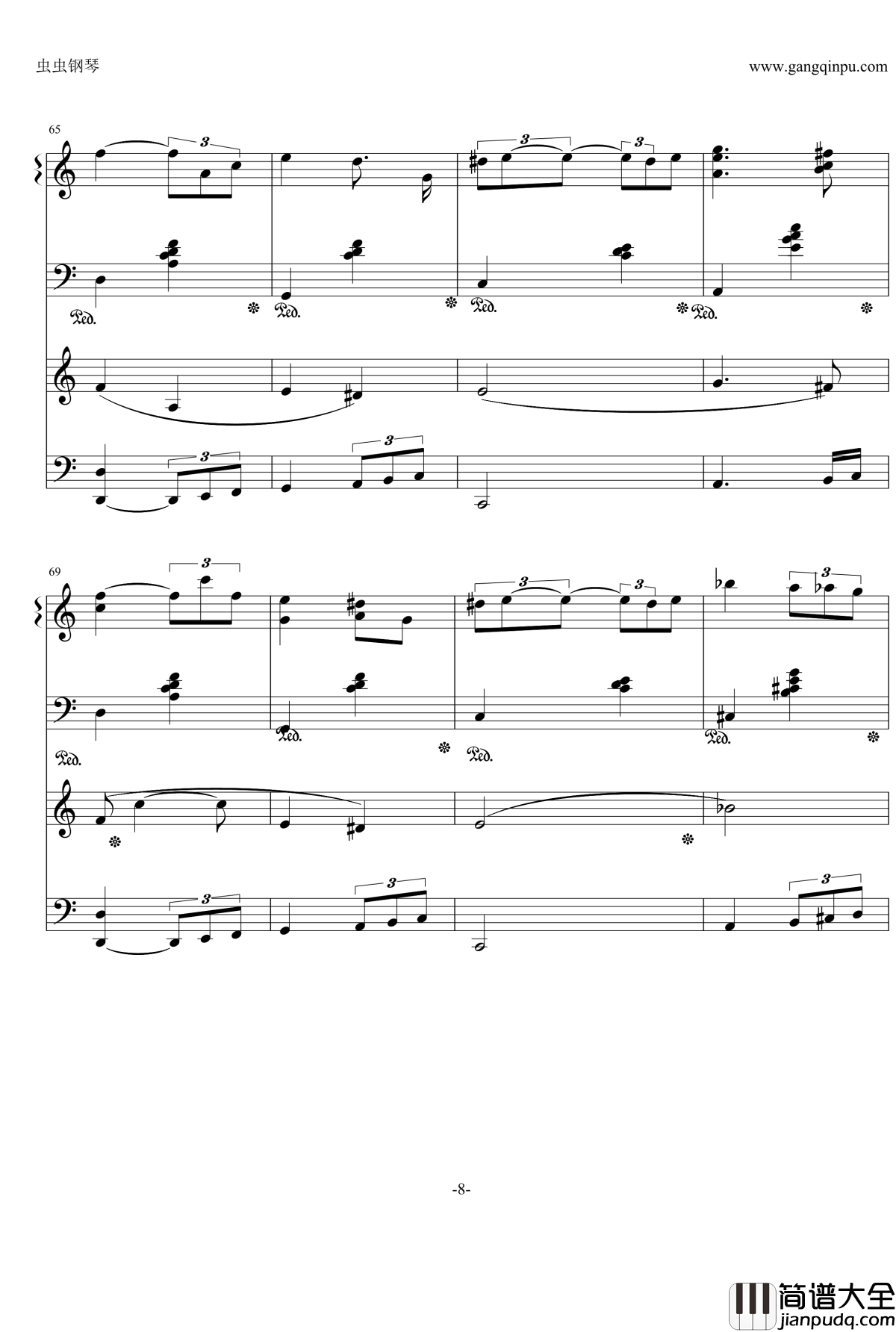 Un_été_sur_la_cote钢琴谱_French_Jazz_Benjamin_Biolay