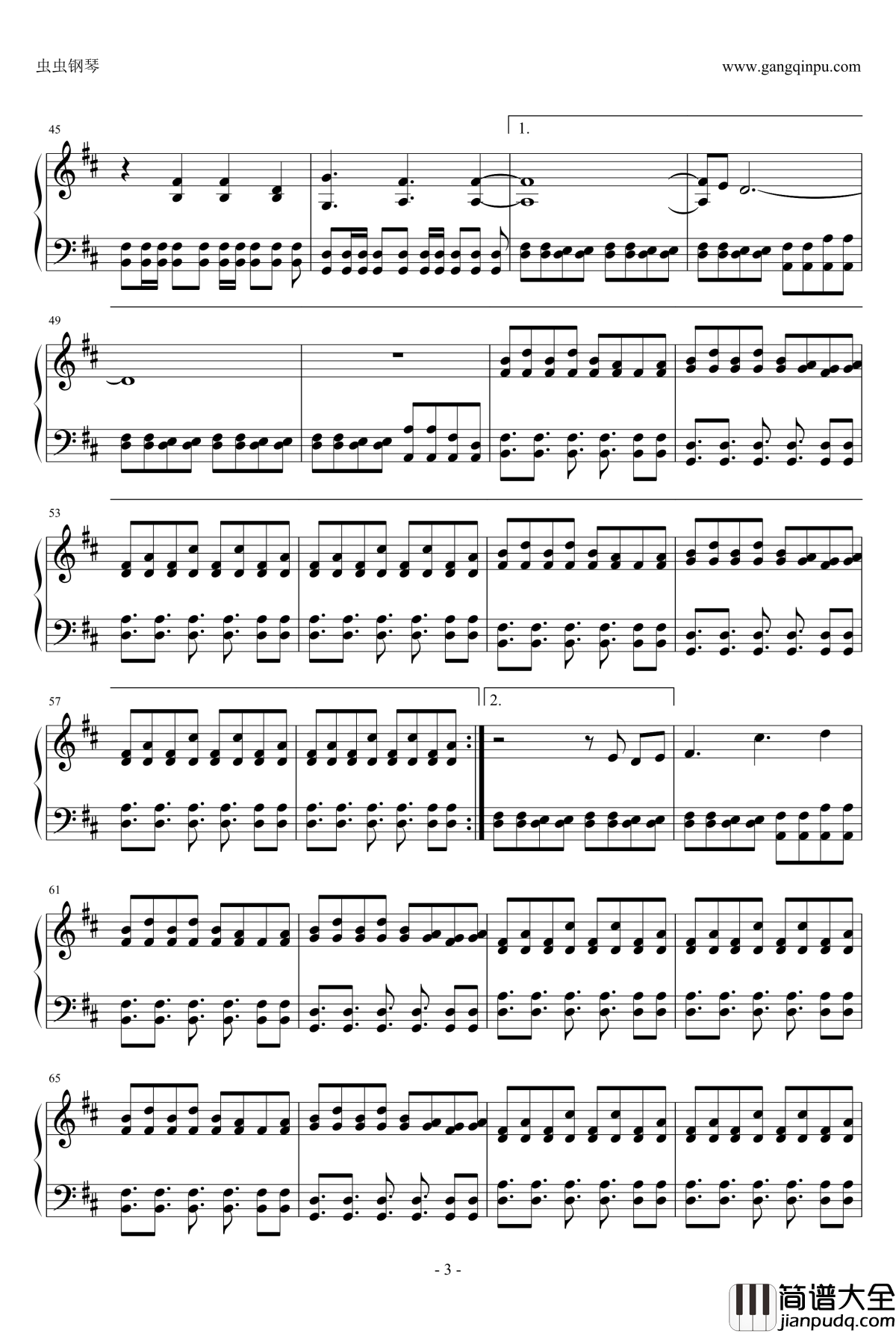 If_I_Lose_Myself钢琴谱_Onerepublic