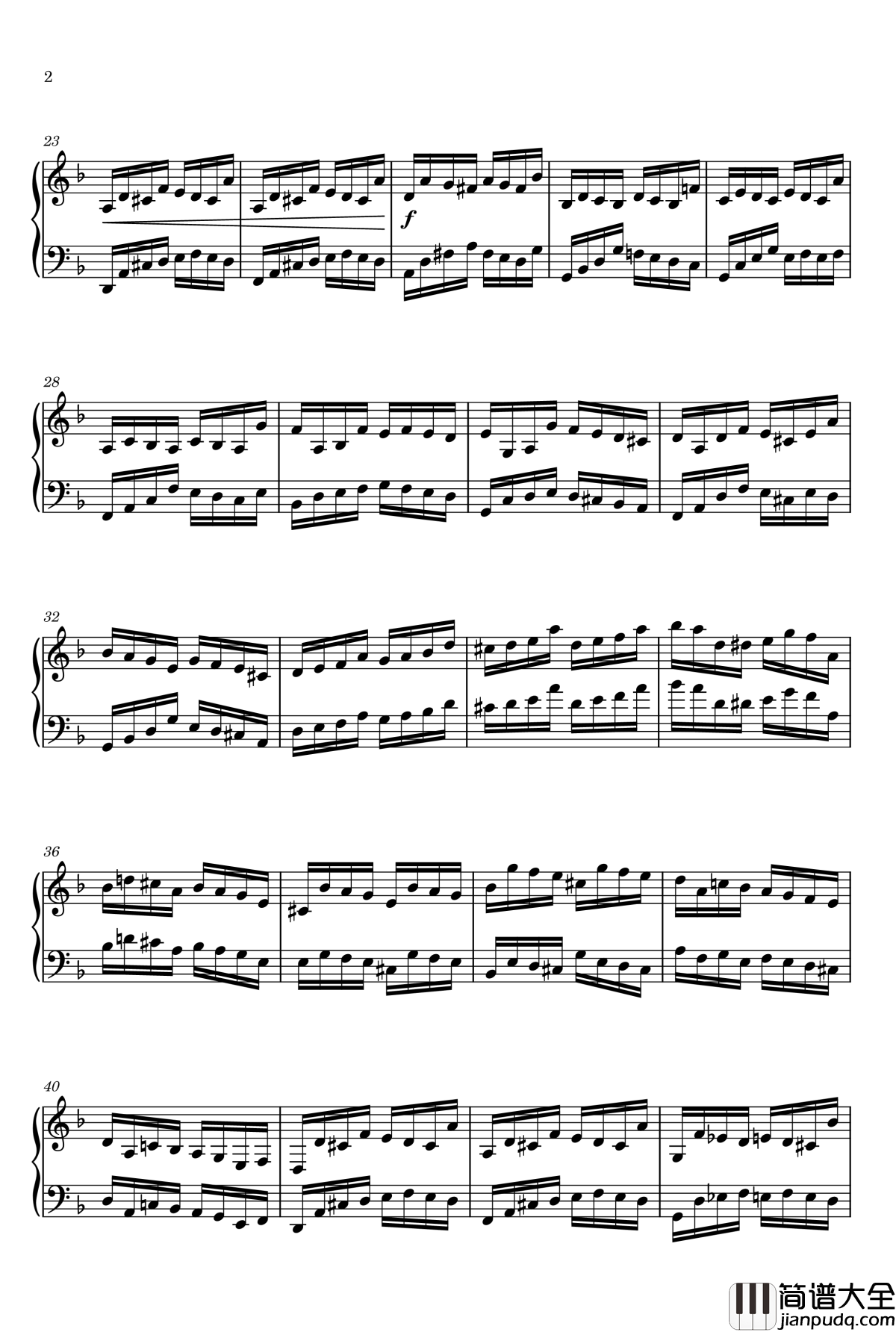 Etude_in_D_Minor钢琴谱_gyf513