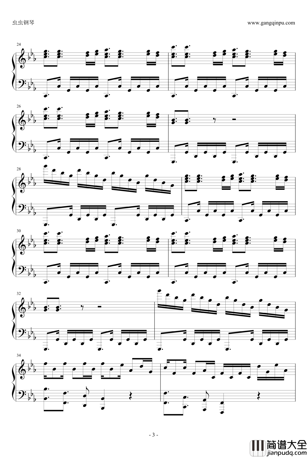 Samba_De_Roda钢琴谱_马克西姆_Maksim·Mrvica