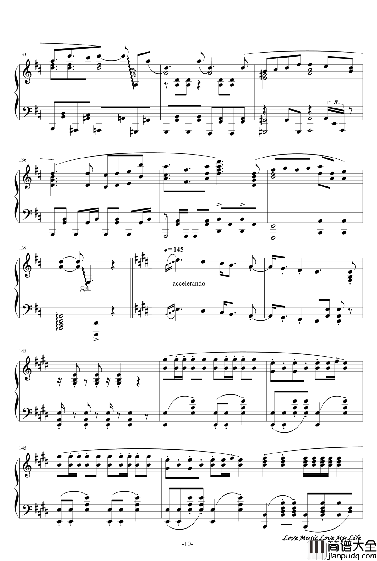 触手猴72首动漫名曲连弹钢琴谱_part_1
