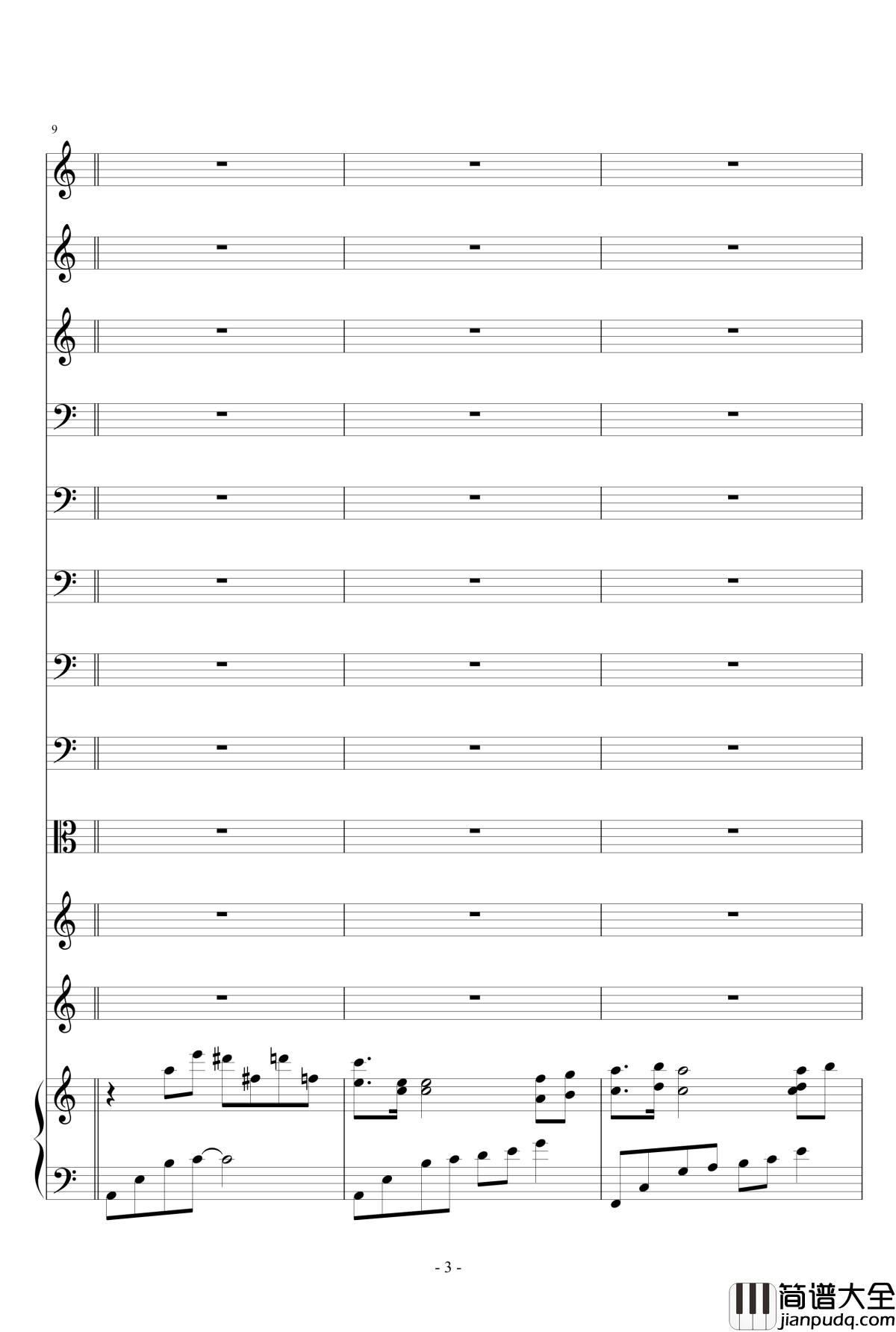 Rei_I钢琴谱_新世纪福音战士