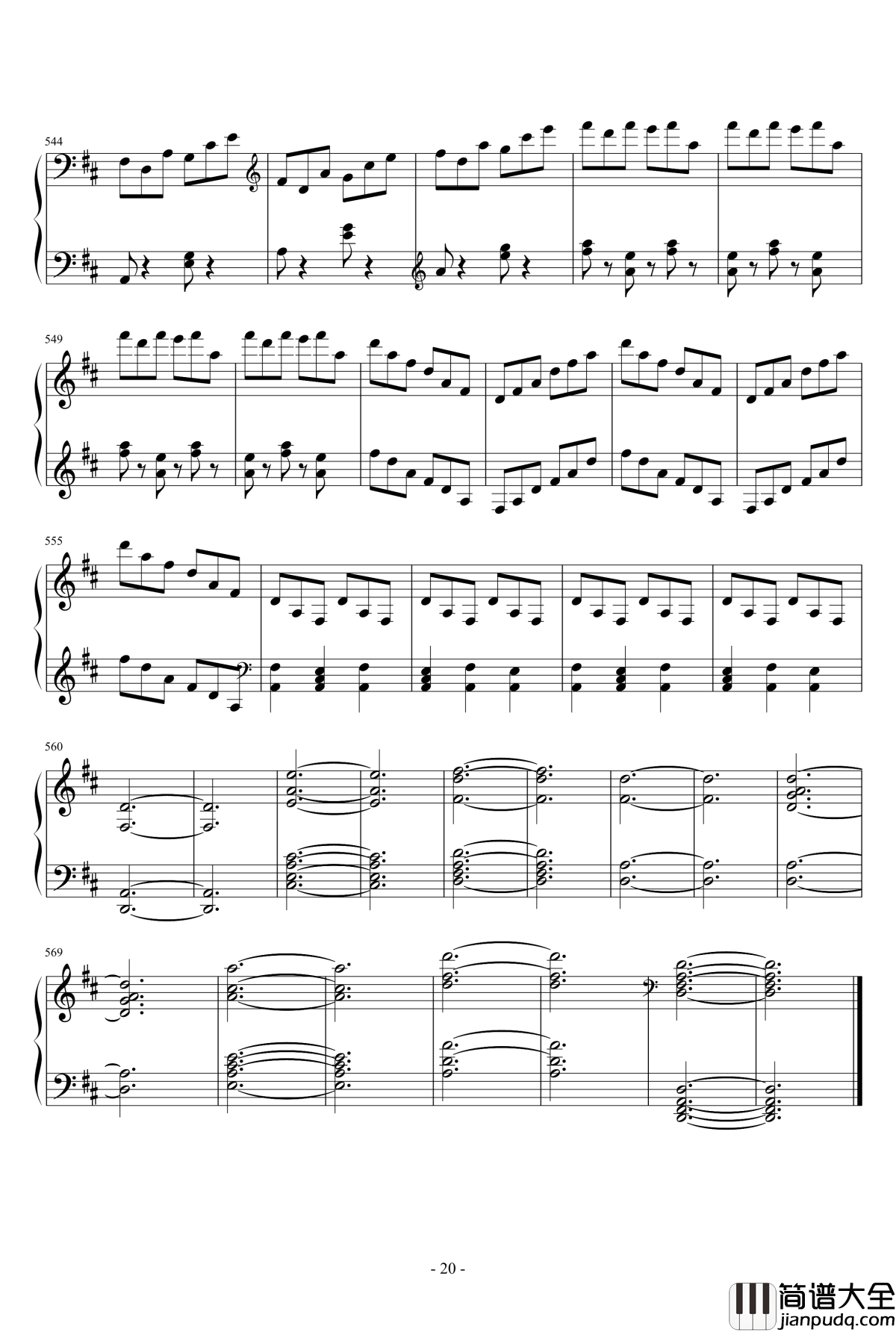 谐谑曲钢琴谱_两只老虎_K550