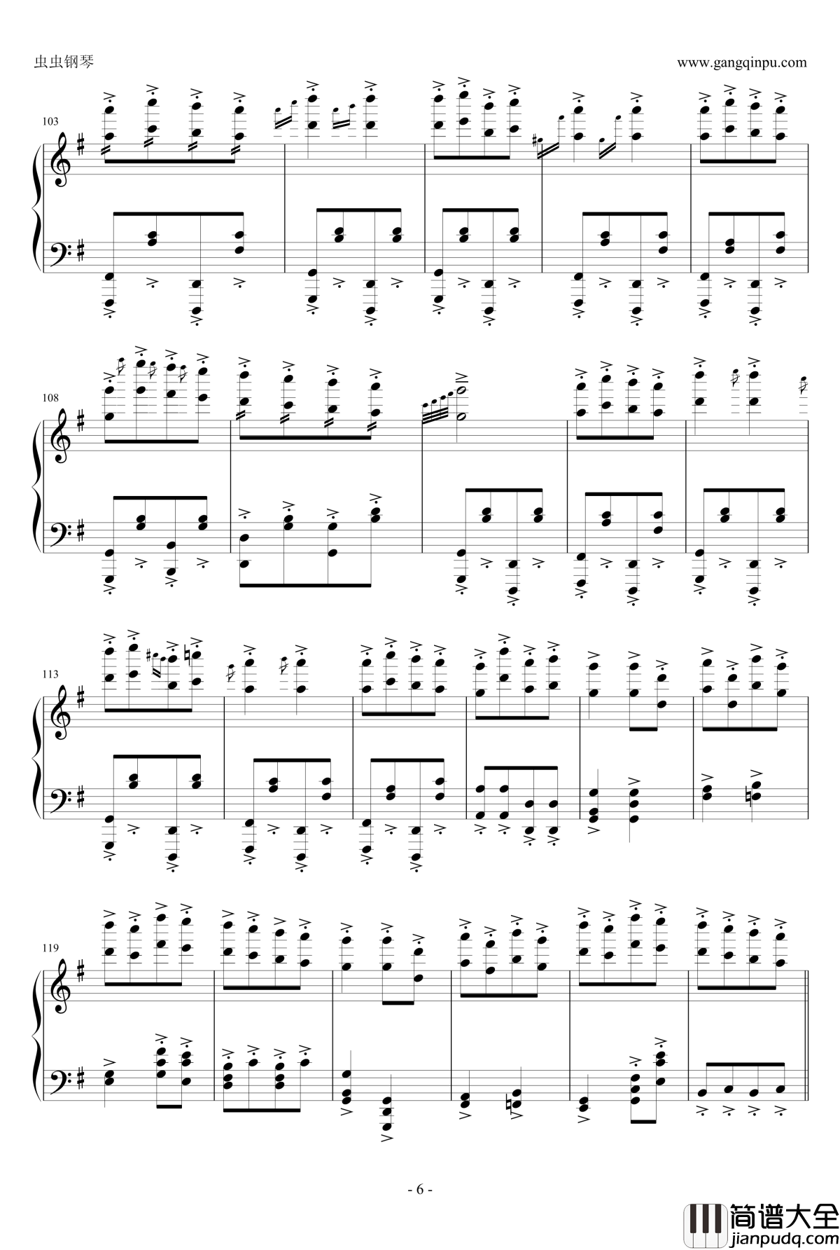 The_can_can钢琴谱_康康舞曲_Jacques_Offenbach