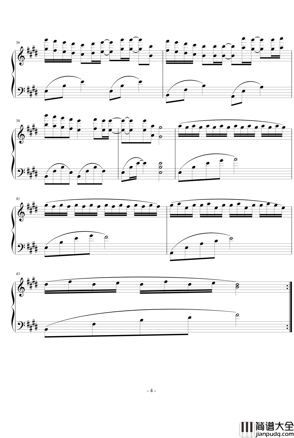 流行钢琴曲1钢琴谱_1154105477