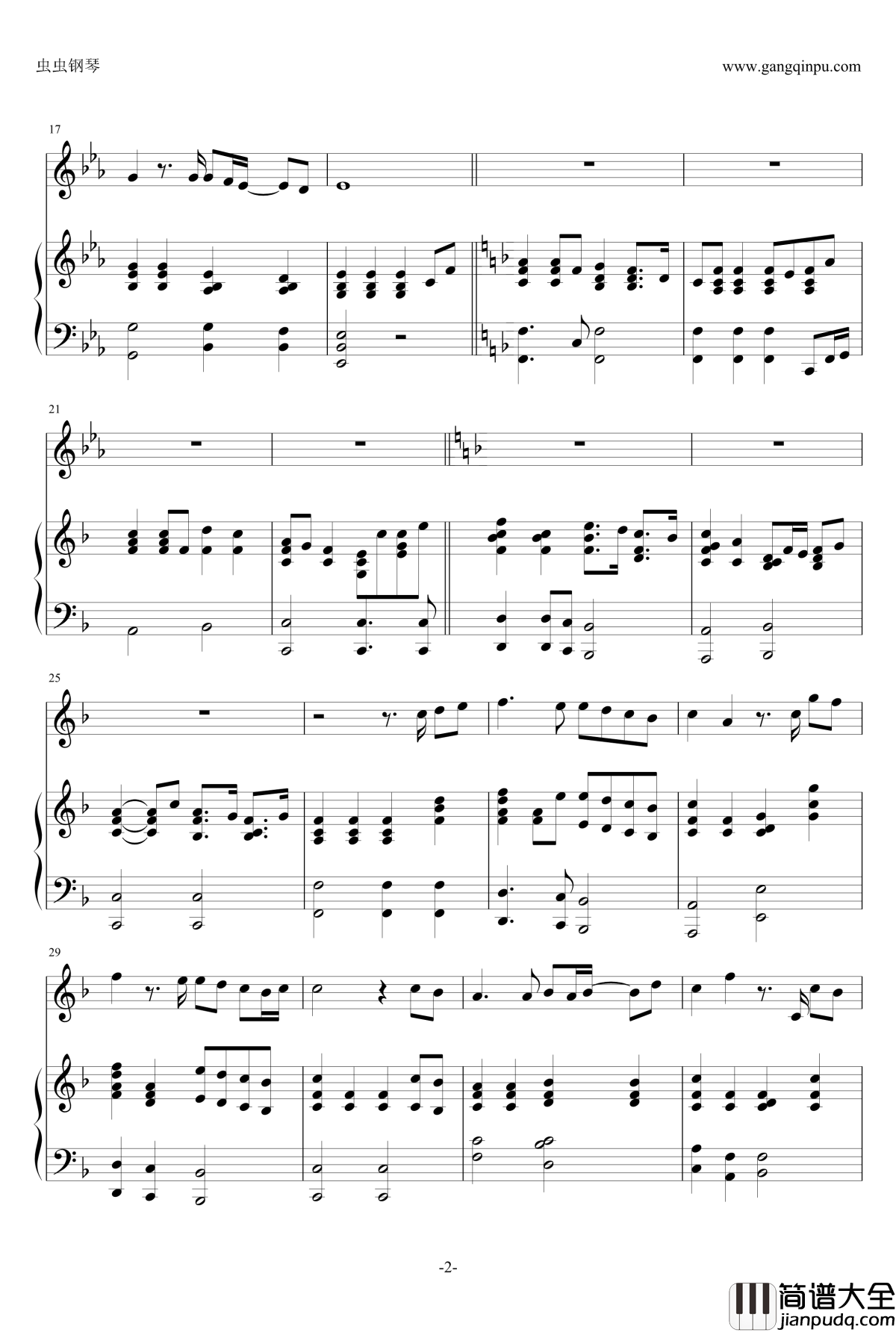 you_raise_me_up钢琴谱_伴奏_金龙鱼_IL_DIVO