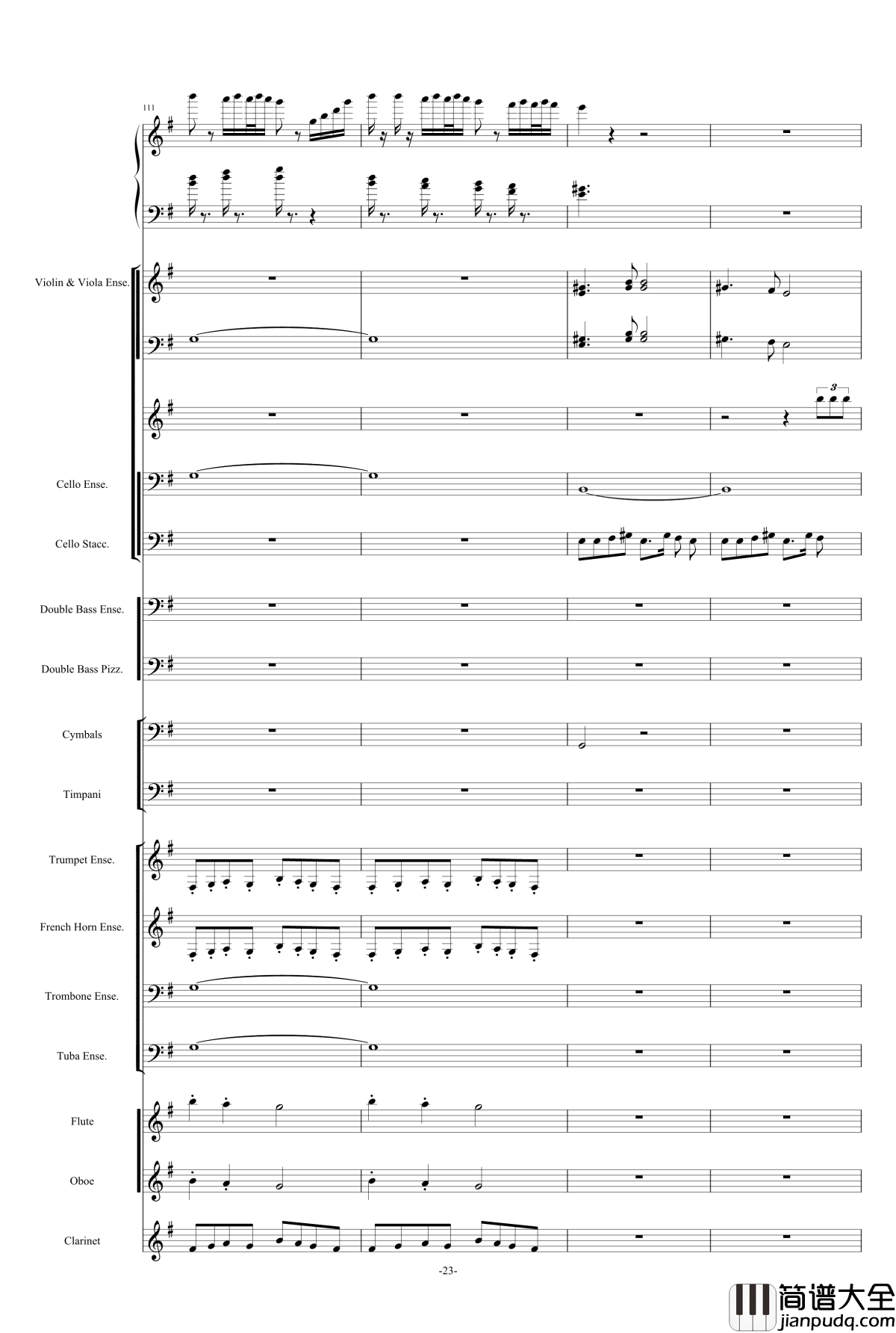 新世界协奏曲_总谱钢琴谱_马克西姆_Maksim·Mrvica