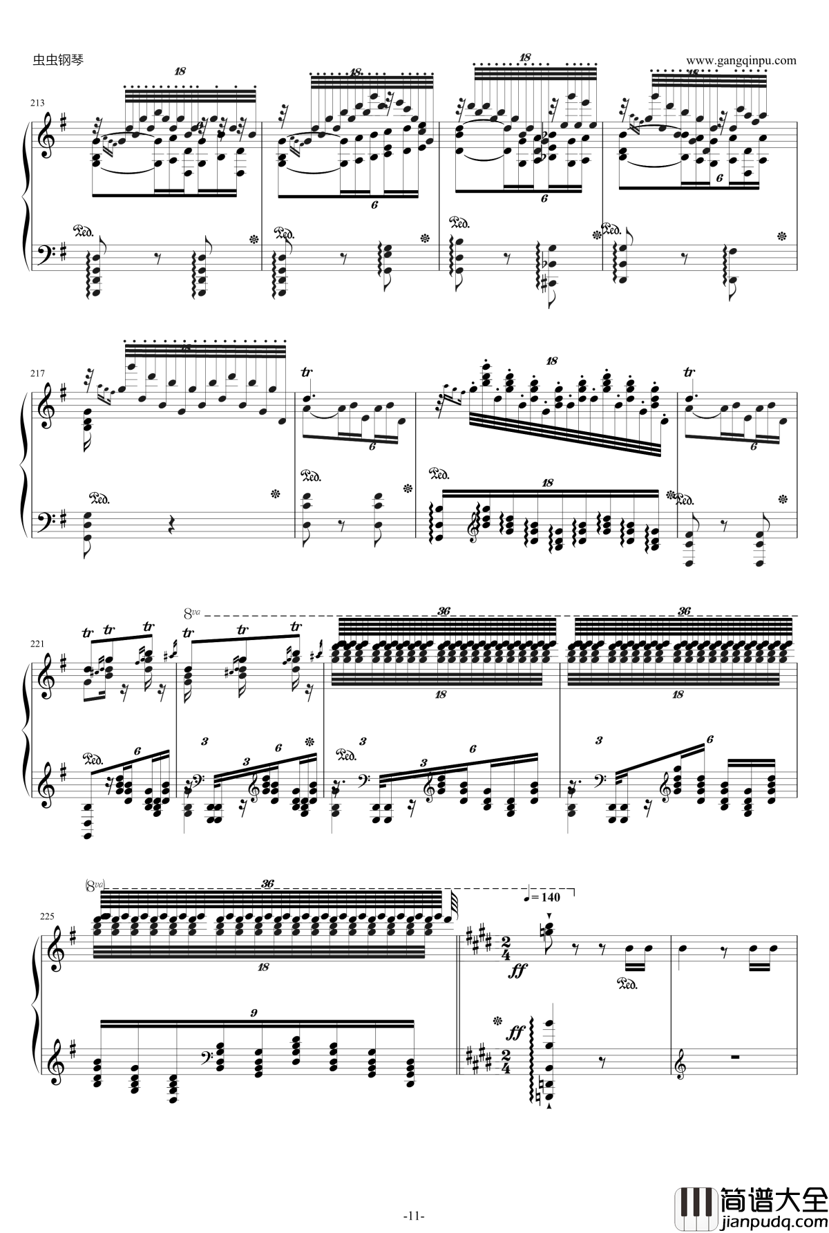 威廉·退尔序曲钢琴谱_李斯特S.552