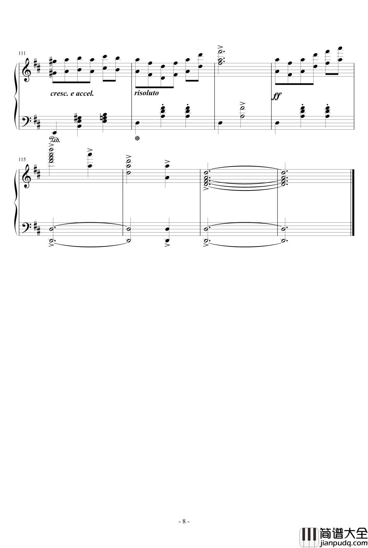 舞曲钢琴谱_天籁传声