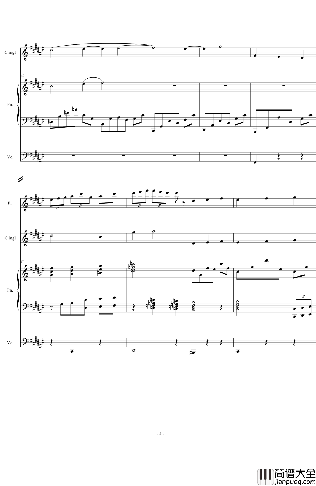 第十二冥想曲钢琴谱_2013_流行追梦人_心灵旅行