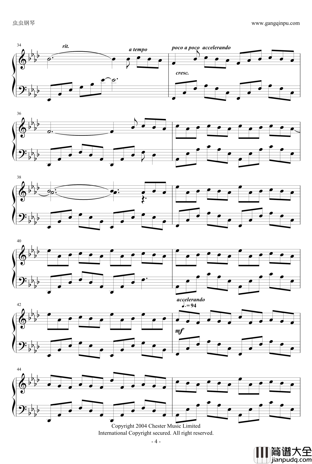 Nuvole_Bianche钢琴谱_Ludovico_Einaudi
