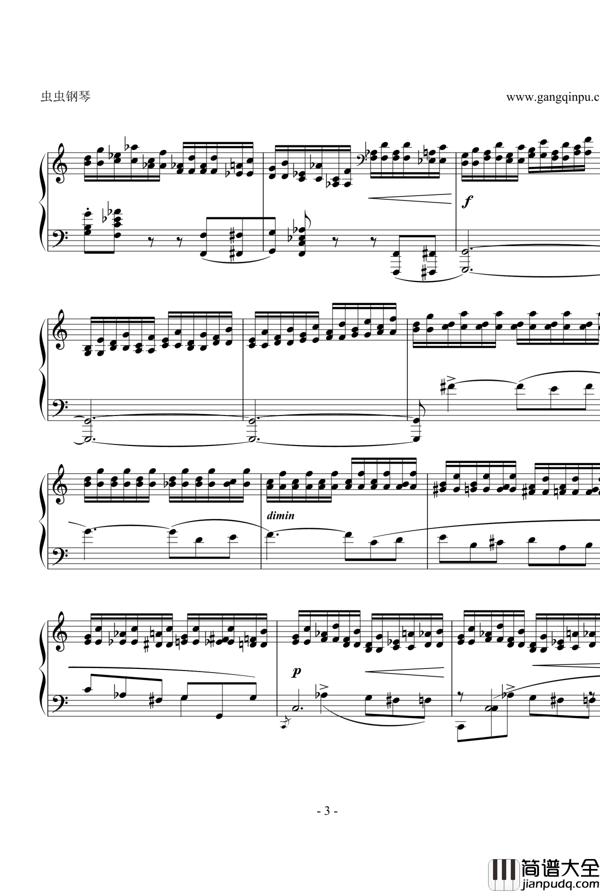 Etude_OP.10_No.7钢琴谱_肖邦练习曲_chopin
