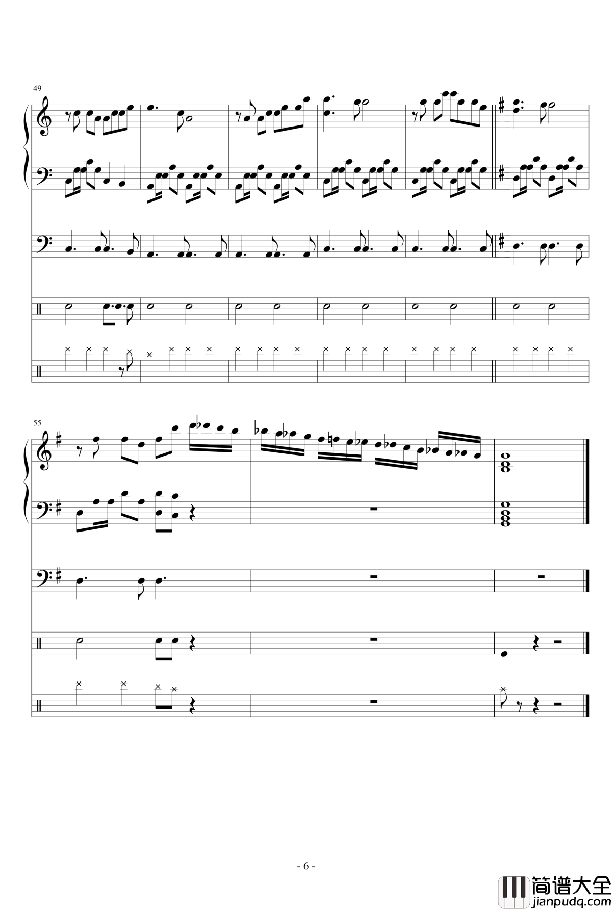 舞魅2.0钢琴谱_Dollman