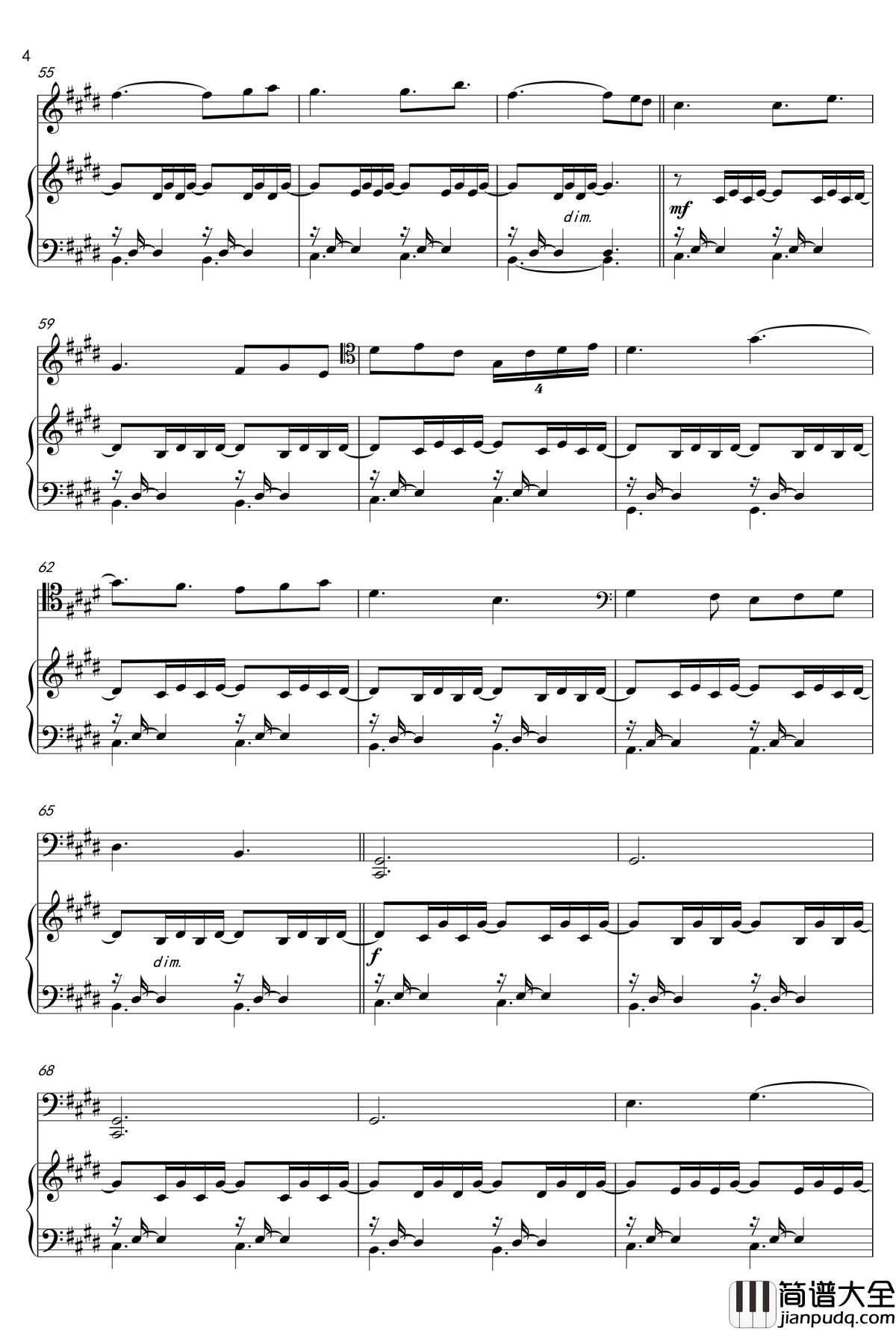 DNA钢琴谱_Ludovico_Einaudi