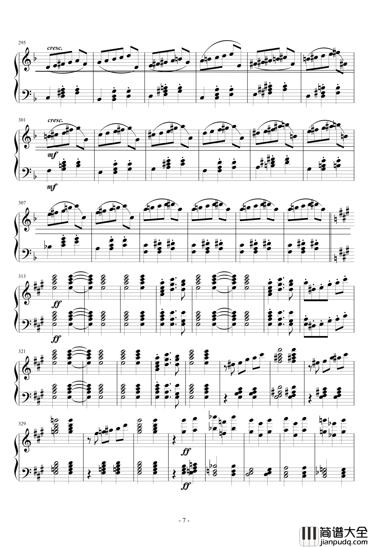 Swan_Lake_Act_I:Valse_钢琴谱_天鹅湖_第一幕:圆舞曲_柴科夫斯基_Peter_Ilyich_Tchaikovsky