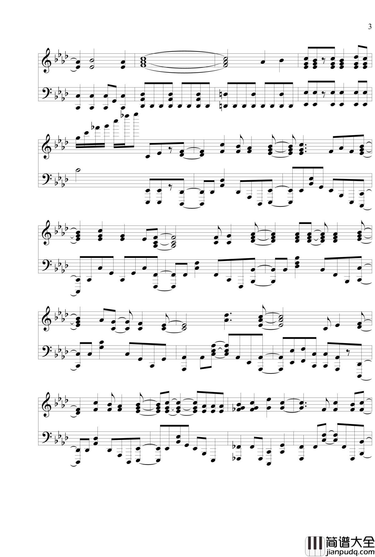 High_Free_Spirits钢琴谱_青春波纹