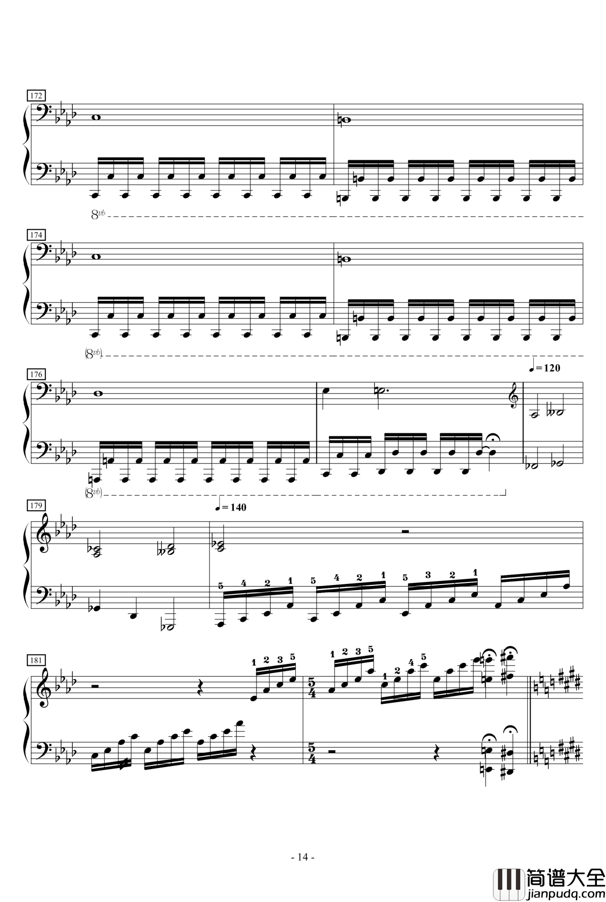 狂気の飛翔幻想響钢琴谱_88鍵盤酷使録_东方永夜抄