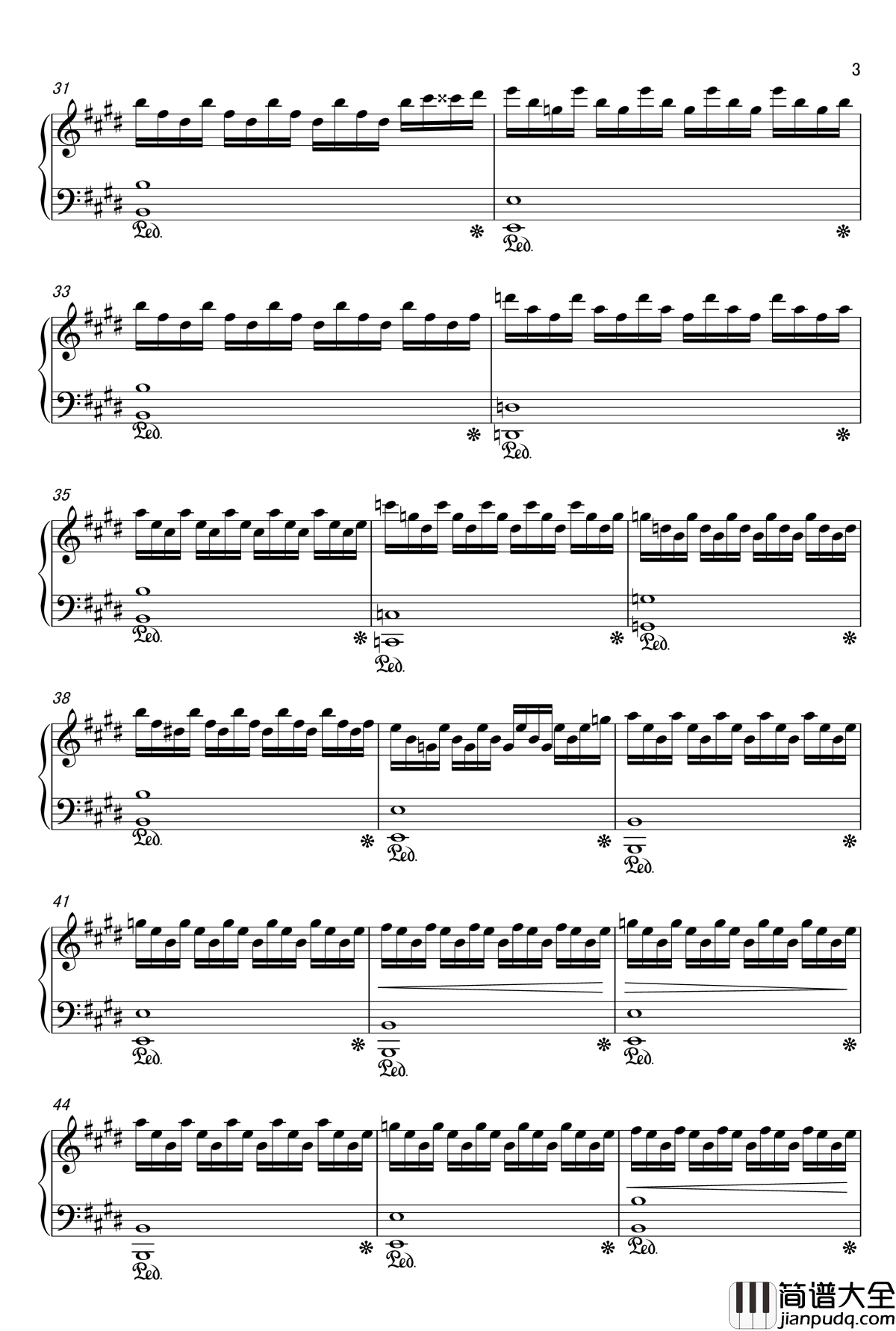 冤钢琴谱_即兴曲_10572578