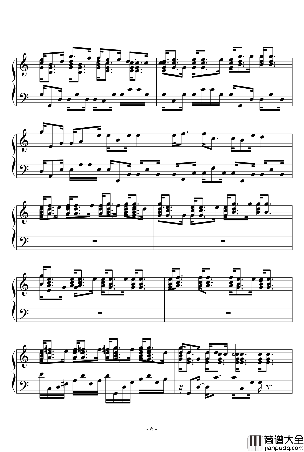 钢琴曲钢琴谱_1154105477