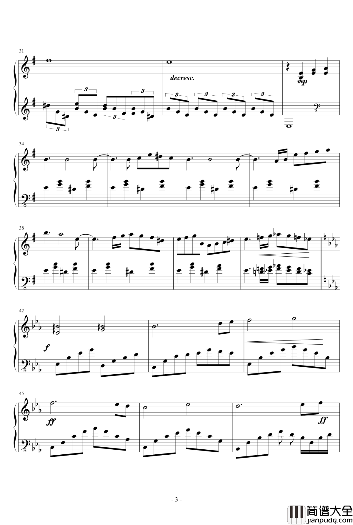 Why钢琴谱_狂音