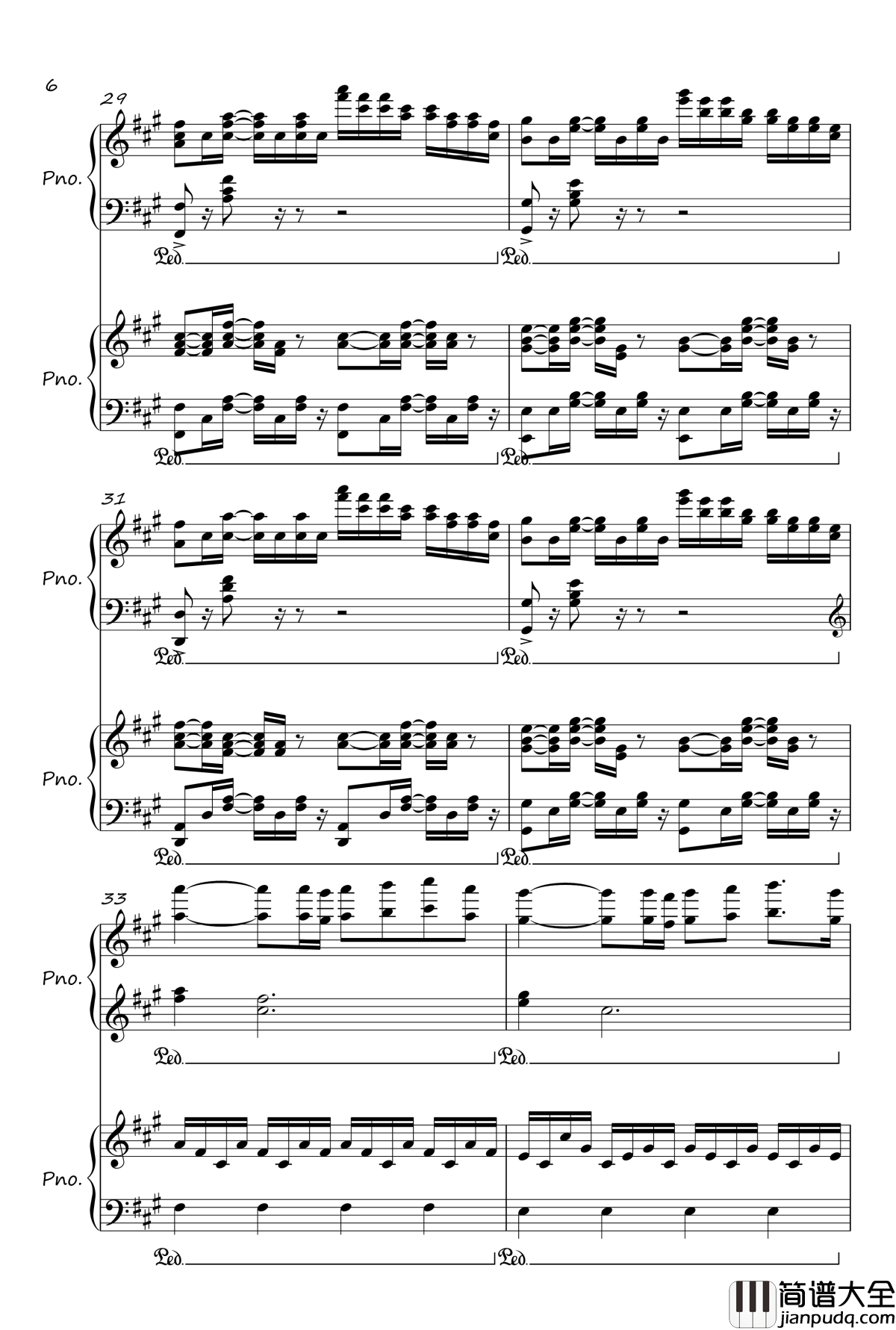 River_Flows_In_You钢琴谱_Yiruma