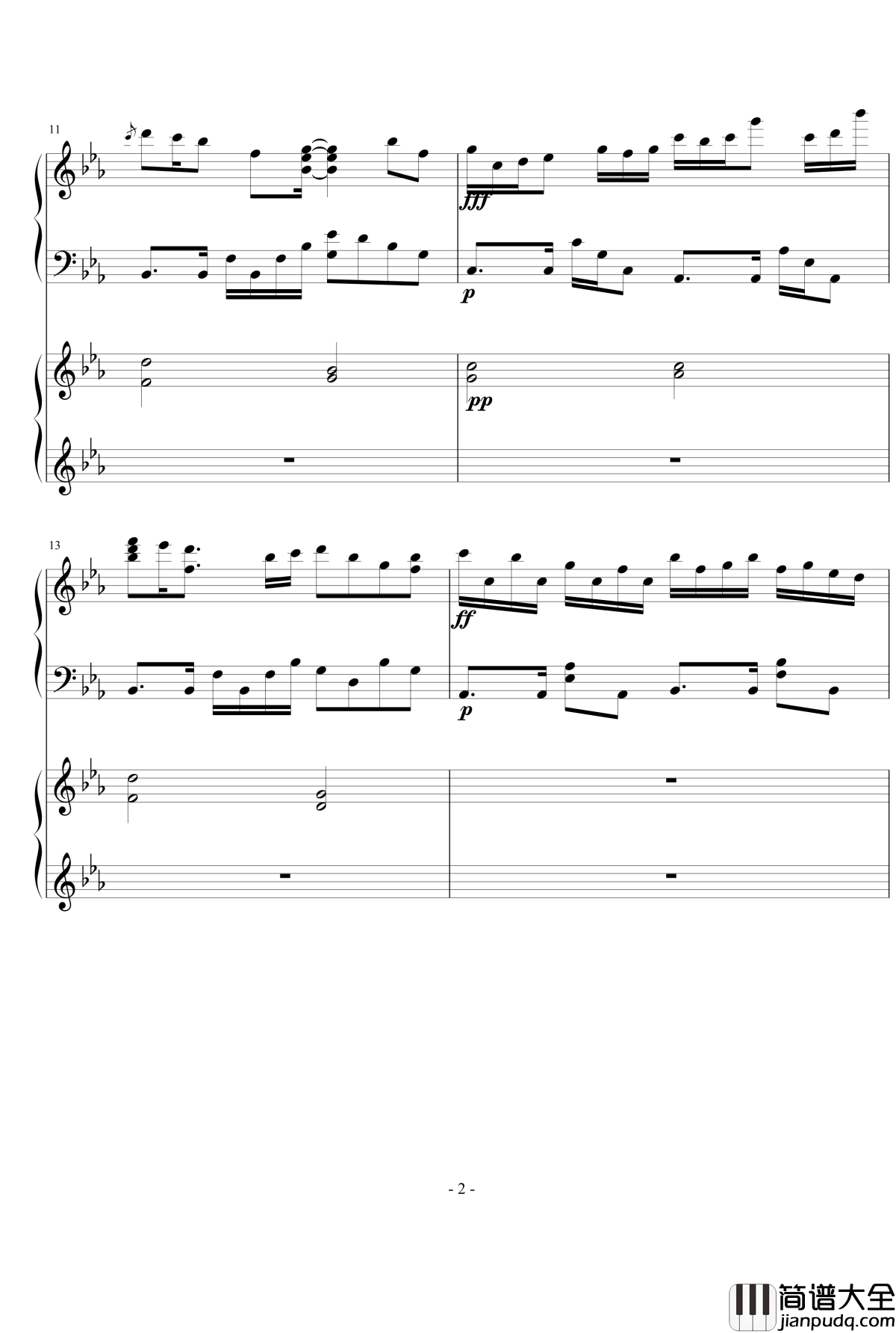 时夏钢琴谱_Ydolem