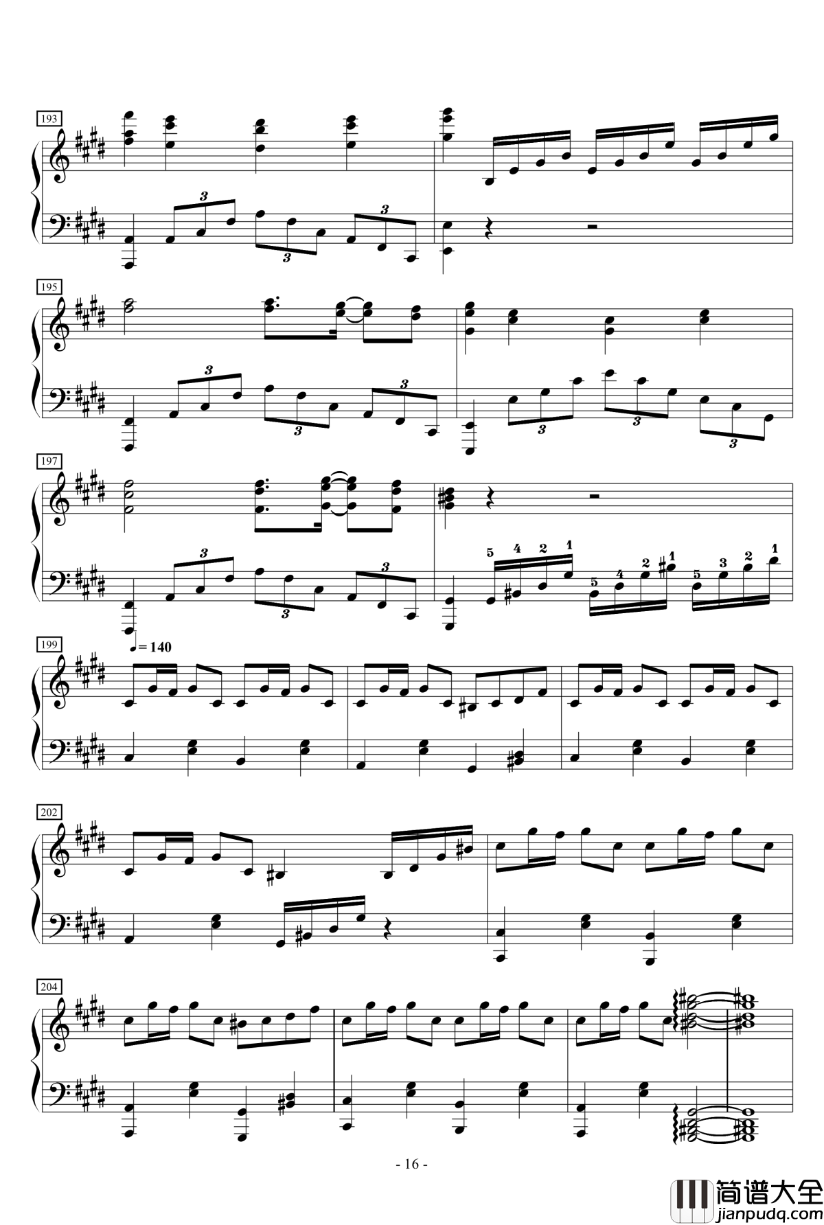 狂気の飛翔幻想響钢琴谱_88鍵盤酷使録_东方永夜抄