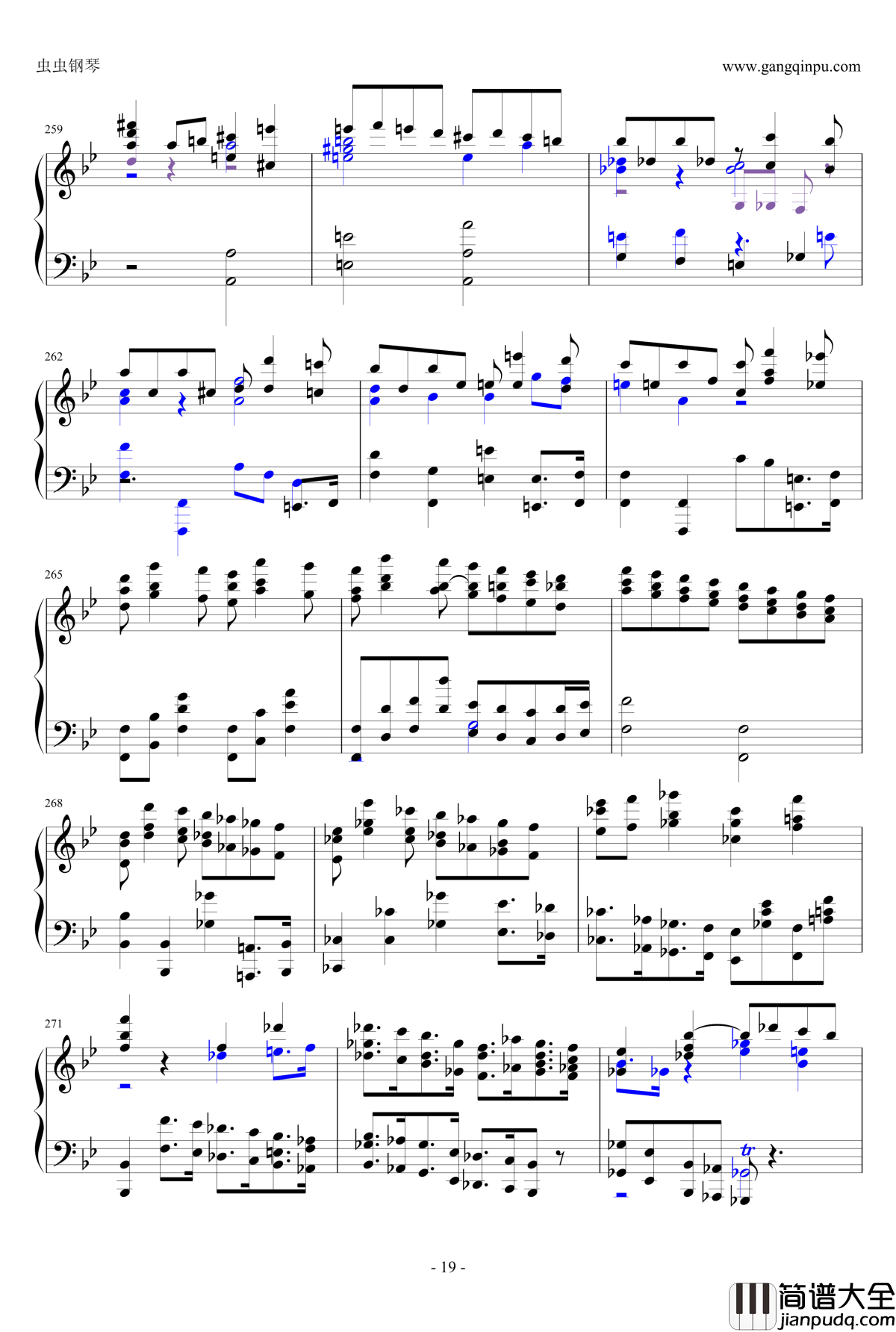 布鲁克纳第五交响曲第四乐章钢琴谱_钢琴独奏版