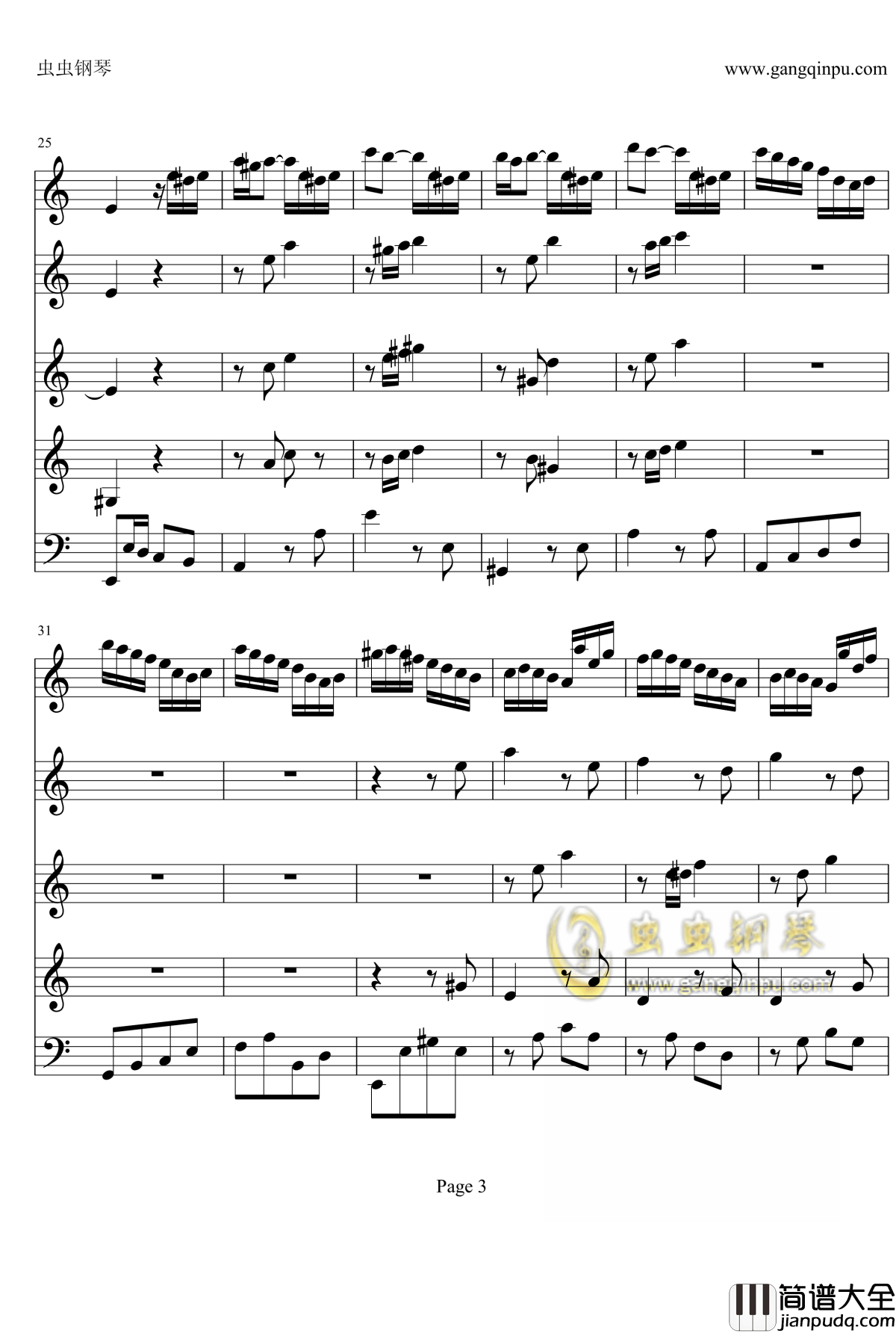 a小调小提琴协奏曲钢琴谱_巴赫_P.E.Bach