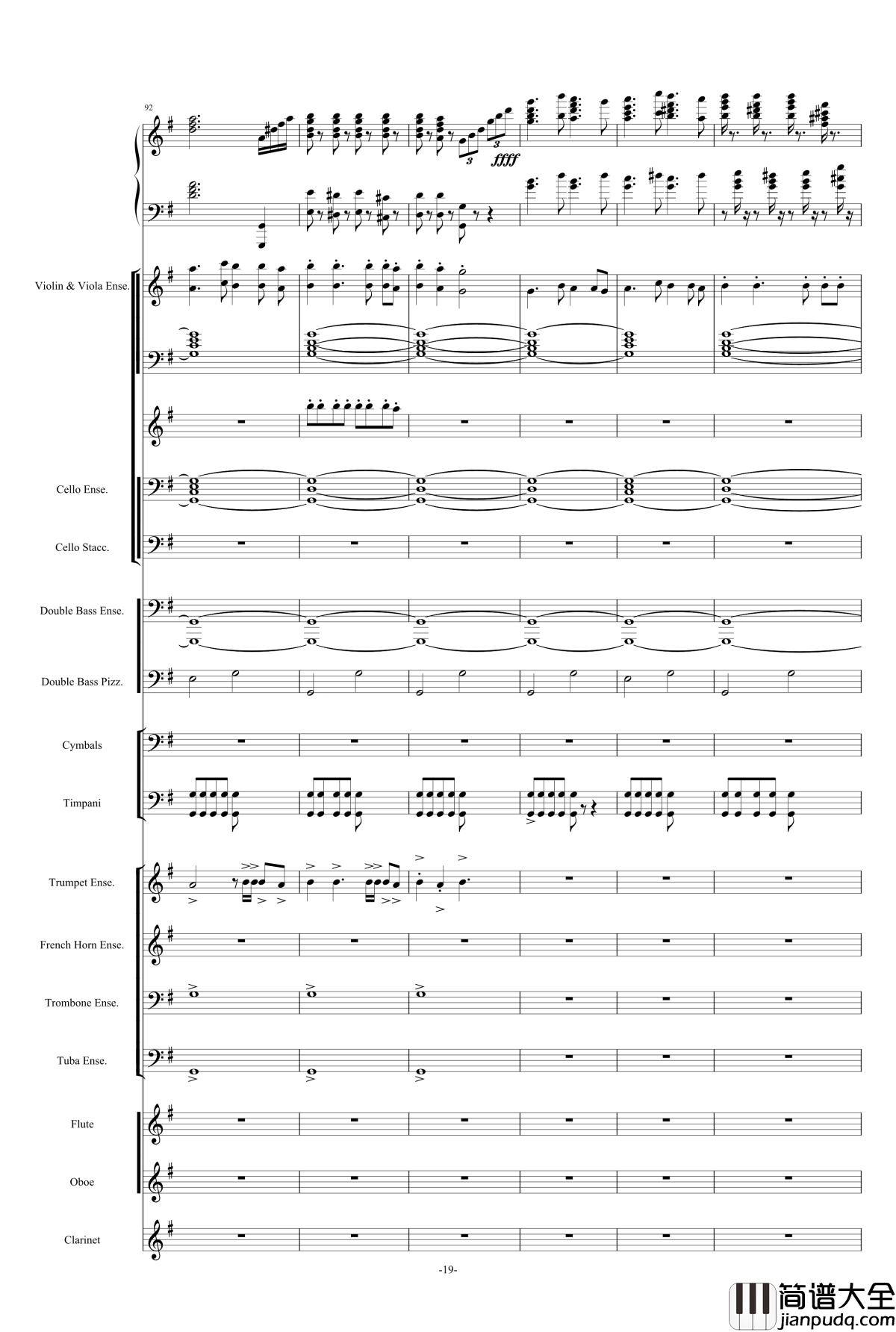 新世界协奏曲_总谱钢琴谱_马克西姆_Maksim·Mrvica