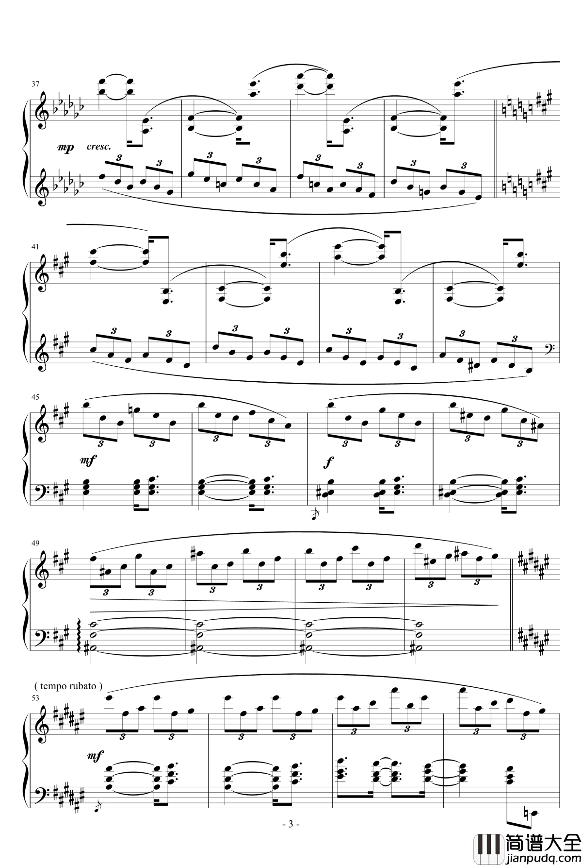 Etude_in_D_flat钢琴谱_KioooS
