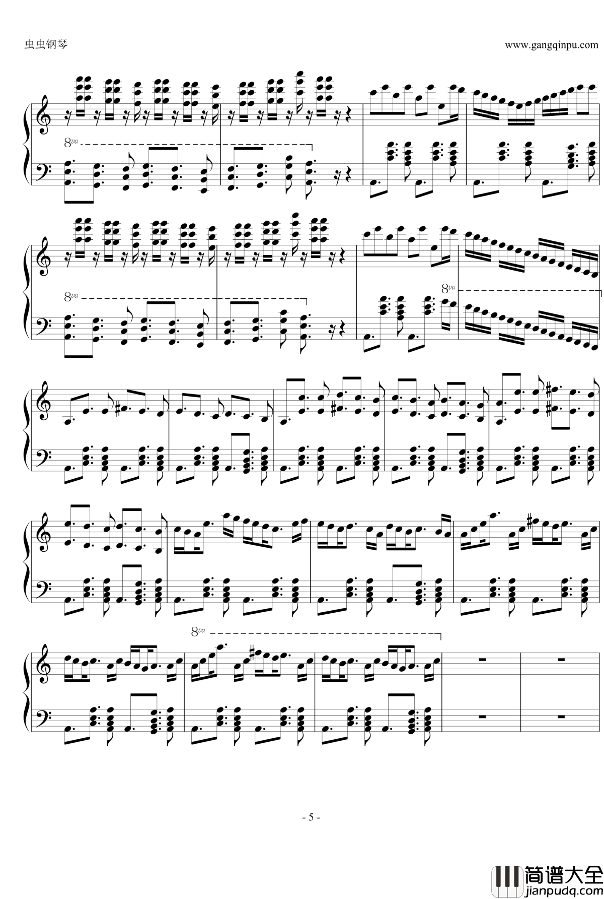 Carnival钢琴谱_动物狂欢节__Appassionata__马克西姆_Maksim·Mrvica