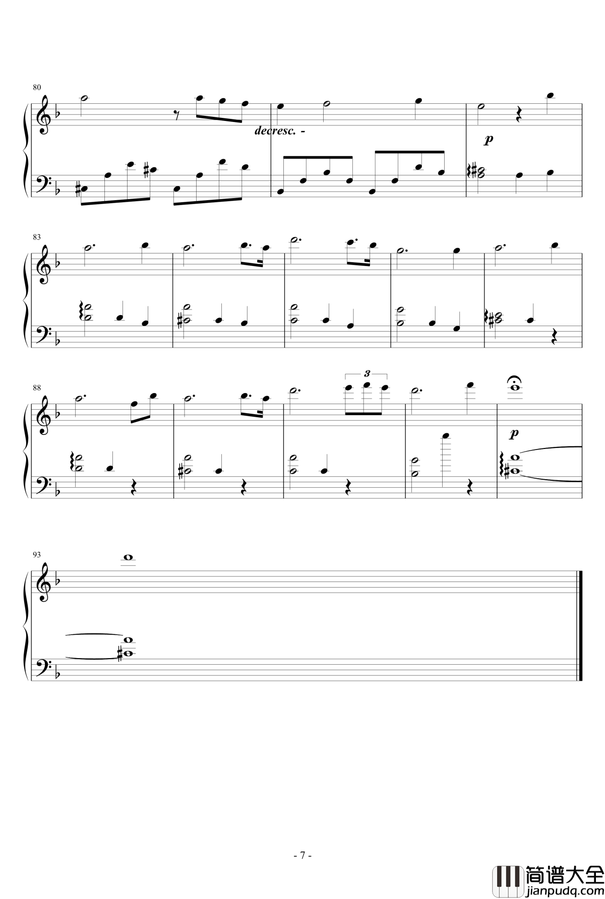Disenchanted钢琴谱_狂音§