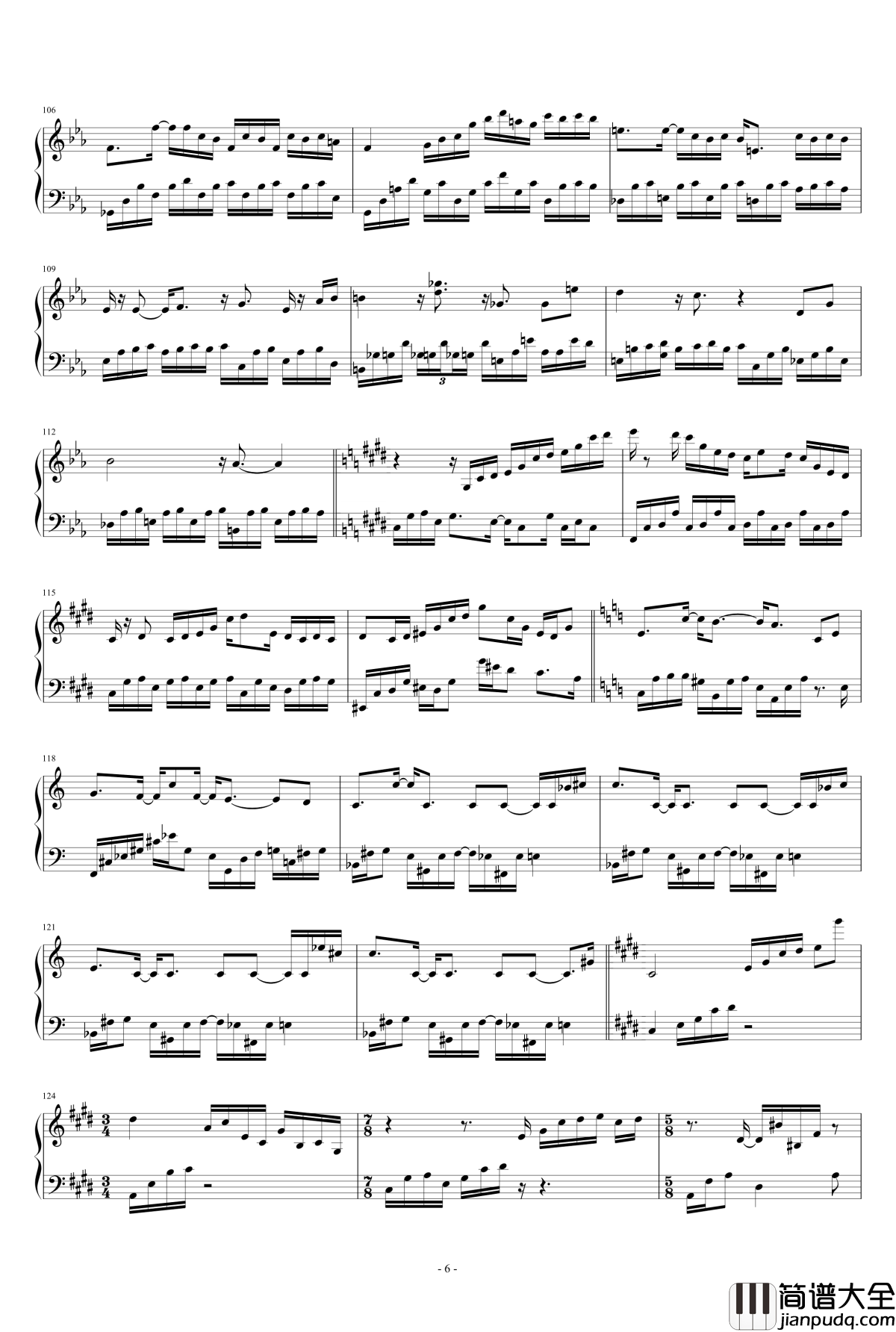 Impromptu钢琴谱_Eldar_Djangirov