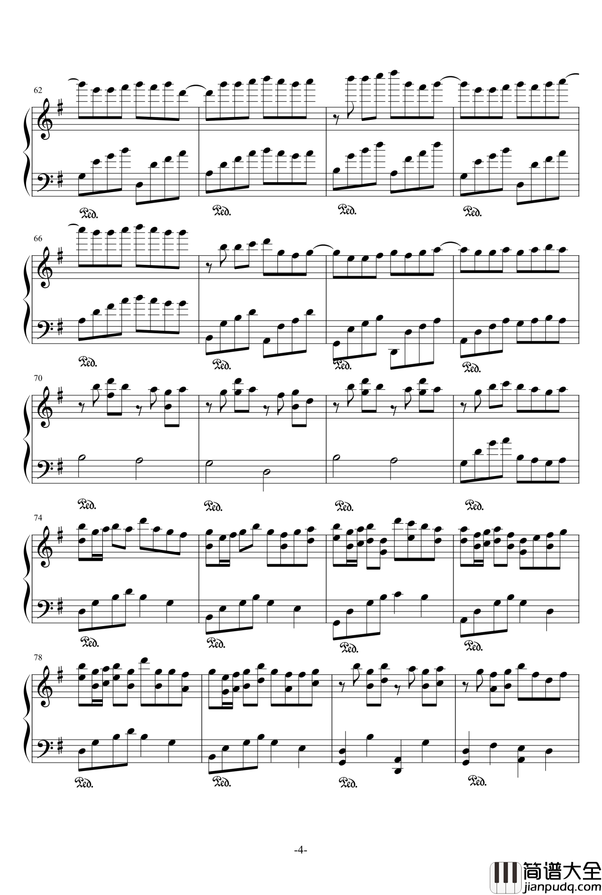 Dan_melody钢琴谱_汪小文