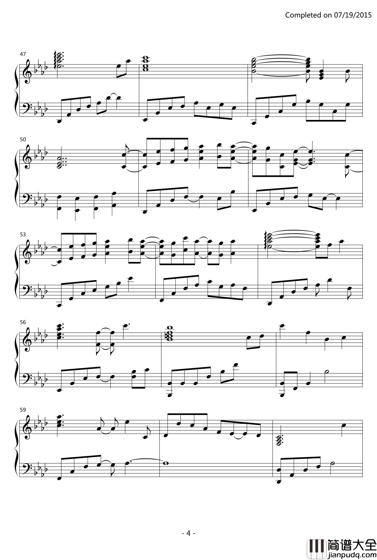 Bravely_You__Piano_ver.钢琴谱_夏洛特_OST