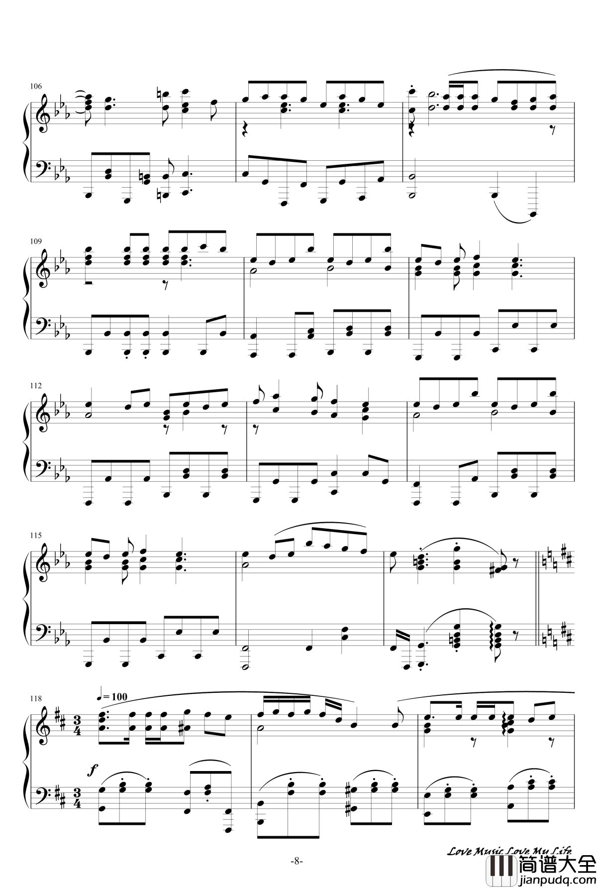 触手猴72首动漫名曲连弹钢琴谱_part_1