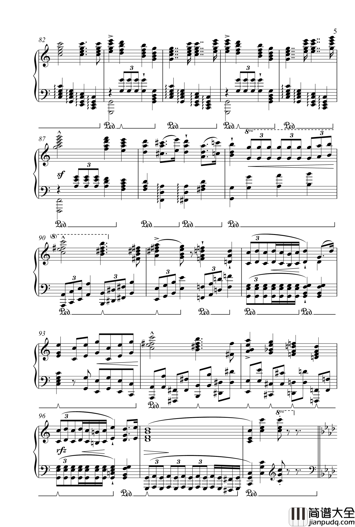 Hochzeitsmarsch_und_Elfenreigen_s410钢琴谱_婚礼进行曲_李斯特